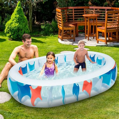 Large Family Above Ground Blow Up Adult Inflatable Swimming Pool– Zincera