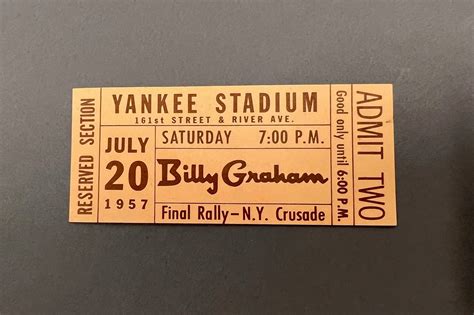 Crusade: Yankee Stadium, New York, New York 1957