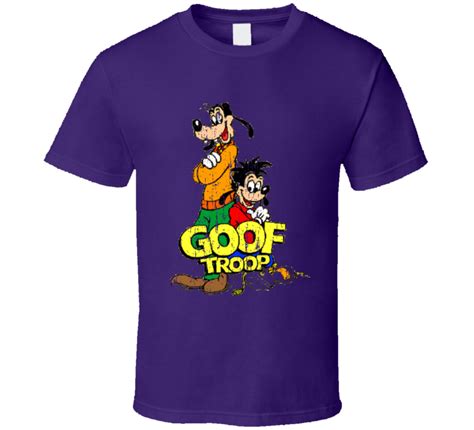 Walt Disney Animated TV Series Goof Troop Worn T shirt