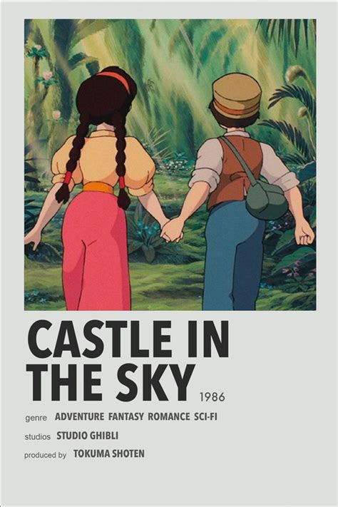 Castle in the Sky | Studio ghibli, Studio ghibli poster, Japanese animated movies