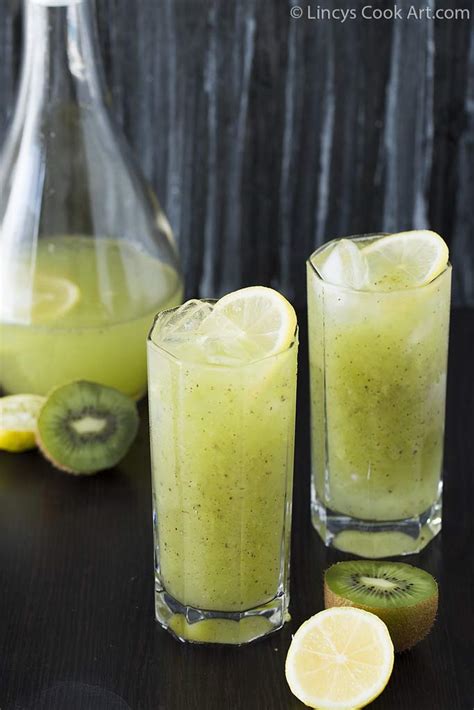 Kiwi Lemonade Recipe ~ Lincy's Cook Art