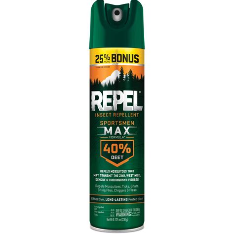 Repel Insect Repellent Sportsmen Max Formula 40% DEET, 8.125-oz – BrickSeek