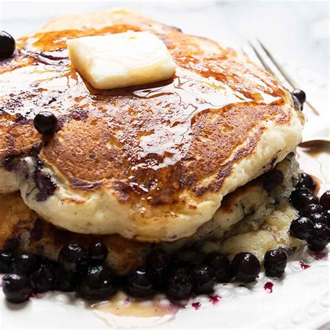 Buttermilk Blueberry Pancakes - Seasons and Suppers