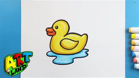 How to Draw a RUBBER DUCKY - YouTube