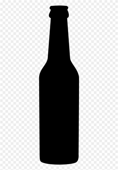 Download Clip Art Black And White Stock Beer Bottle Clipart - Transparent Background Beer Bottle ...