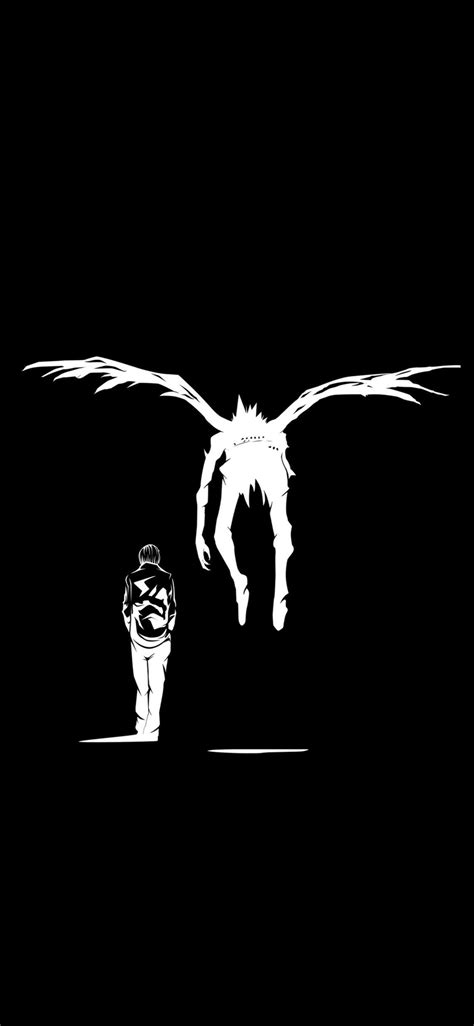 Light and Ryuk [Death Note] (2436x1125) : r/Animewallpaper