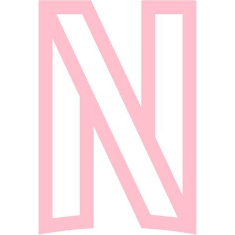 Light Pink Netflix App Icon