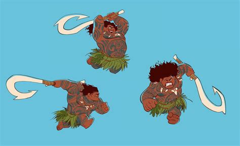 Disney's Moana Early Concept Art & Character Designs