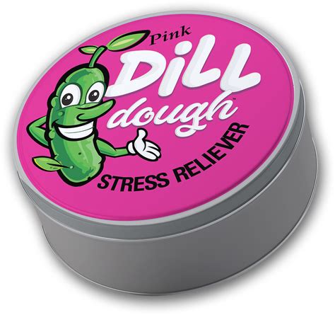 Pink Dill Dough Stress Putty - Funny Pickle Gag Gift, Glow-in-the-Dark REAL Dill | eBay