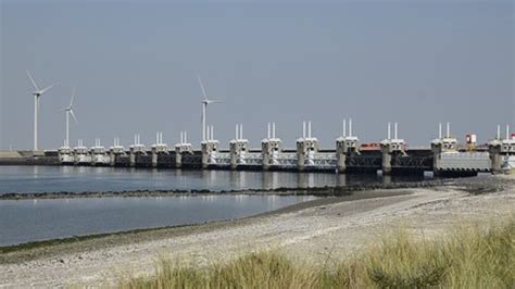 Oosterscheldekering Eastern Scheldt Netherlands August 2019 Stock Footage Video (100% Royalty ...