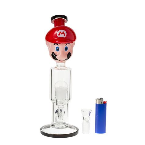 Super Mario 10" Double Percolator Bong | Smoking Outlet