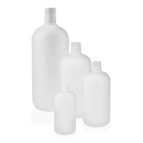 Boston Round - White Bottle | 100ml, 500ml and 1000ml