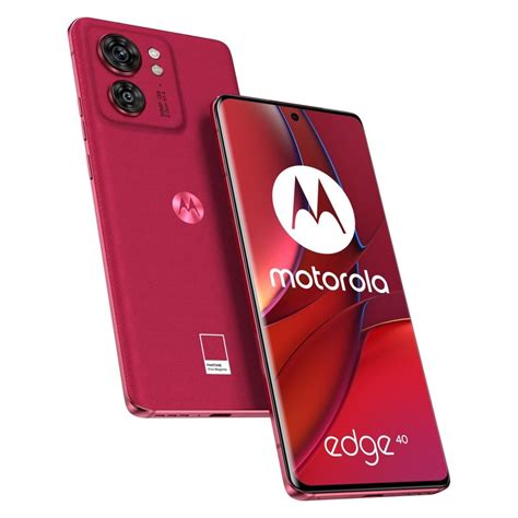 Motorola Edge 40 press renders leaked; here's first look at Viva Magenta, Lunar Blue variants ...