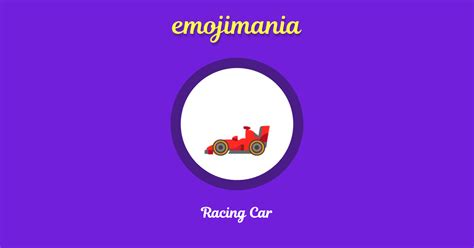 🏎 Racing Car emoji Copy & Paste - Emojimania