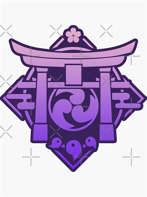 "Genshin Impact | Inazuma Emblem" Sticker for Sale by Zirxecs | Redbubble