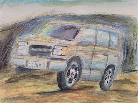 Land Rover painting by Redfoxbennington on DeviantArt