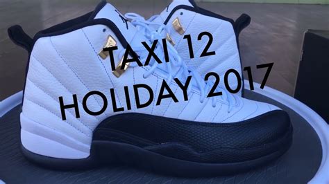 2017 AIR JORDAN 12 "TAXI" EARLY LOOK & RELEASE INFO!!! - YouTube