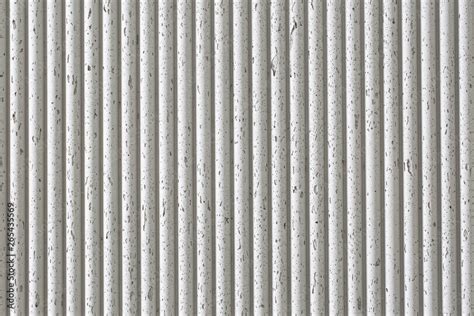 Old white ribbed concrete wall texture background. Horizontal picture. Stock Photo | Adobe Stock