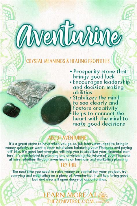 Discover the Power of Aventurine Crystals