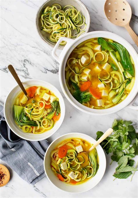 Golden Turmeric Noodle Miso Soup Recipe - Love and Lemons