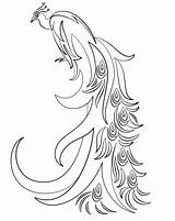 Awesome Peacock sketch template