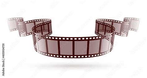 Clipart Of A Film Strip Ribbon