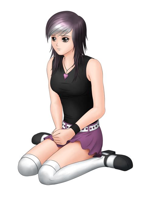 Anime Emo Girl - Colored by jdp89 on DeviantArt