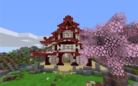 I build a Asian Temple with some Mods ^^ : r/Minecraft