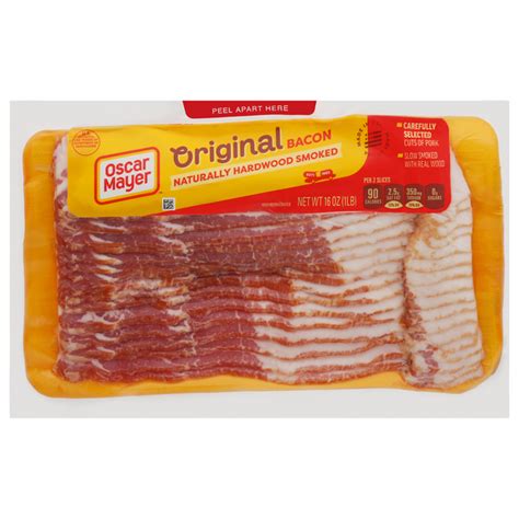 Save on Oscar Mayer Naturally Hardwood Smoked Bacon Original Order ...