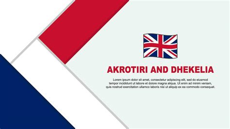 Akrotiri And Dhekelia Flag Abstract Background Design Template. Akrotiri And Dhekelia ...