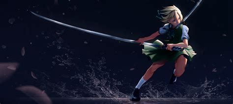 2400x1080 Youmu Konpaku 4K Art 2400x1080 Resolution Wallpaper, HD Anime ...