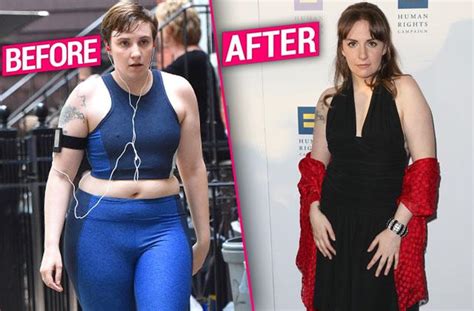 Lena Dunham Weight Loss Before After Pics