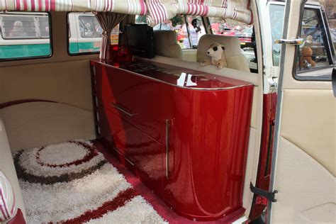 Red Camper Van Interior | A stunning camper van interior wit… | Flickr