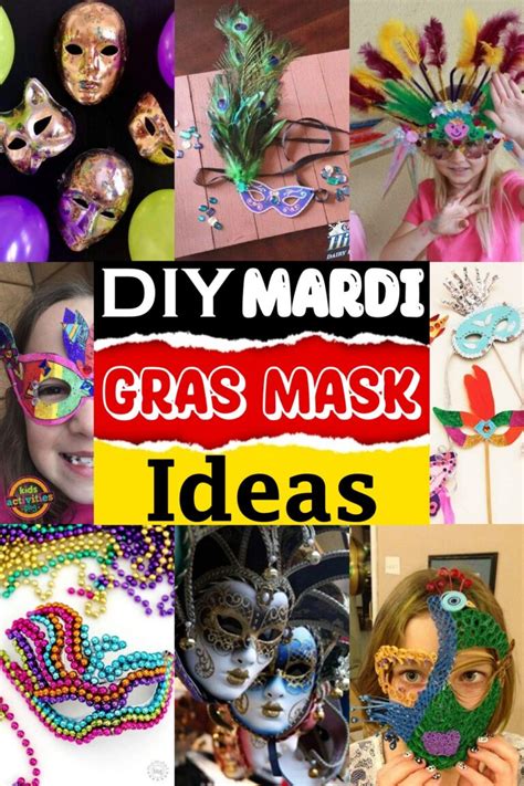 26 DIY Mardi Gras Mask Ideas For Carnival And Parties - DIYnCrafty