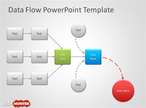 Free Data Flow PowerPoint Template