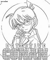 Detective Conan Coloring Pages Printable For Free Download sketch template