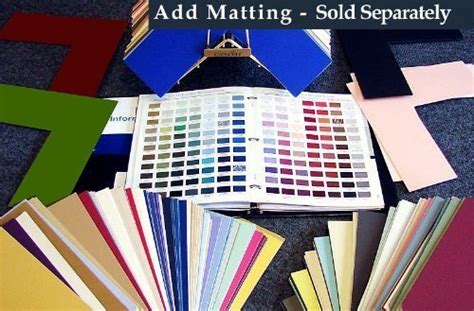 Uncut Mat Board Variety Assorted Colors | Classic Poster Collector