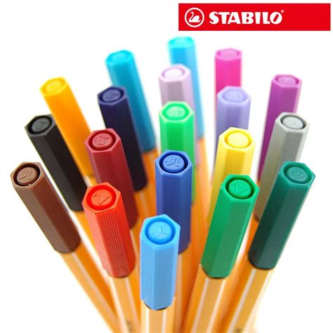 STABILO 25colors Art Markers Set Sketch Drawing Markers Germany Stabilo ...