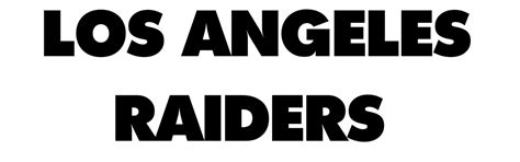 Los Angeles Raiders (Differently) | Alternative History | Fandom