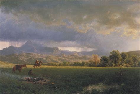 Albert Bierstadt - Landscape with Indians 1859 | Western art, Online painting, Landscape paintings