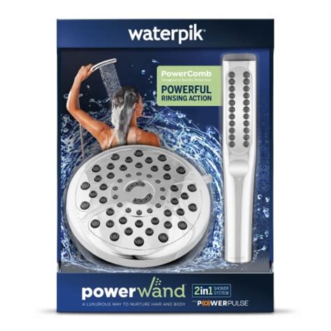 Waterpik® Power Wand Shower Head, 1 ct - Harris Teeter