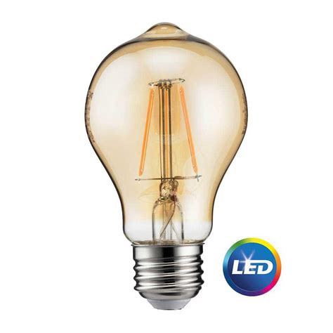 Philips 60-Watt Equivalent A19 Dimmable LED Light Bulb Vintage Soft White (4-Pack)-470393 - The ...