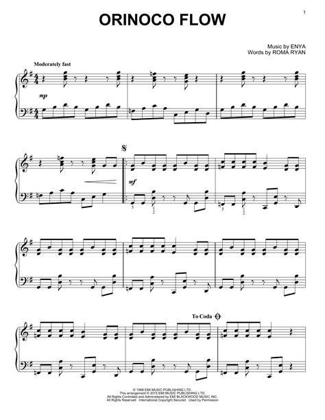 Orinoco Flow | Sheet Music Direct