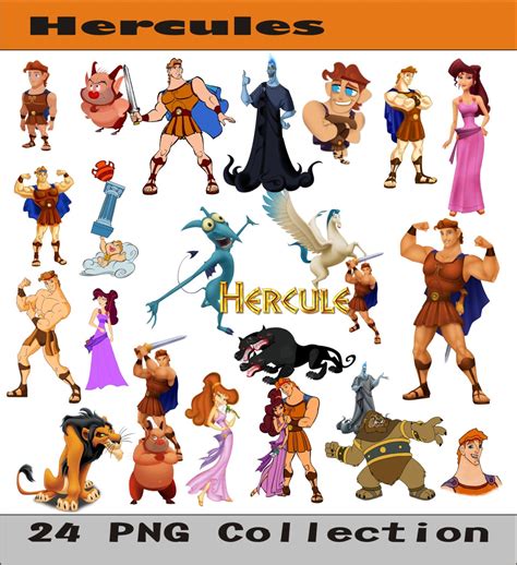 HERCULES PNG Vector Instant Download PNG Disney by SlavGraphics