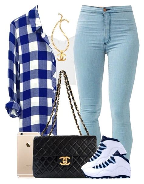 "50 Shades of Blue" by livelifefreelyy liked on Polyvore featuring Rails and Chanel Lit Outfits ...