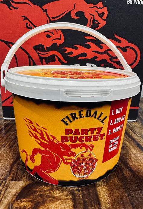 FIREBALL PARTY BUCKET - 20 Spicy Shots Inside! – Sam Liquor Store