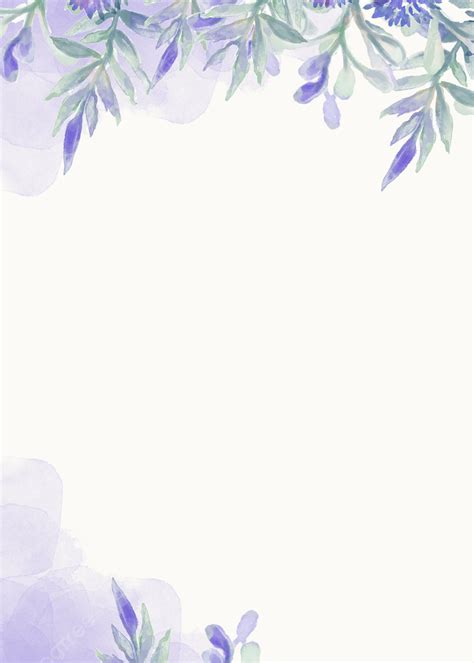 Purple Watercolor Floral Background Wallpaper Image For Free Download - Pngtree