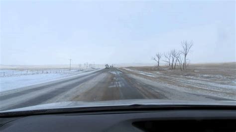 Western North Dakota Winter Roads in the Oil Patch: Highway 85, March ...