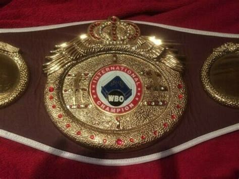 WBO INTERNATIONAL BOXING CHAMPIONSHIP TITLE BELT – Champions Title Belts