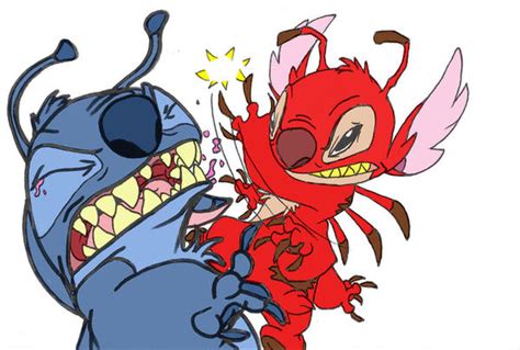 Stitch and Leroy Combat by alvin938 on DeviantArt